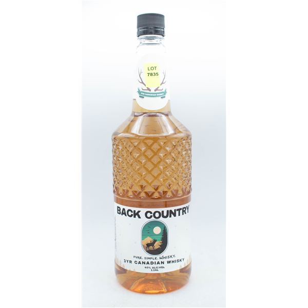 BACK COUNTRY 3 YEAR AGED CANADIAN WHISKY 1.14L