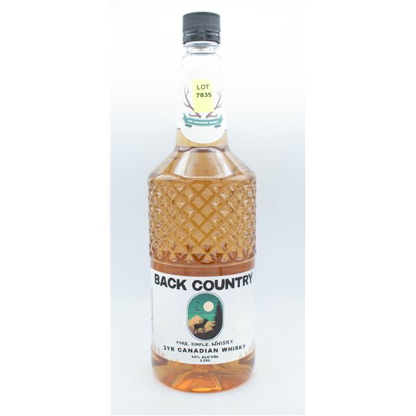 BACK COUNTRY 3 YEAR AGED CANADIAN WHISKY 1.14L