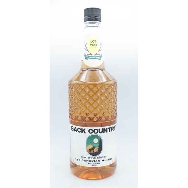 BACK COUNTRY 3 YEAR AGED CANADIAN WHISKY 1.14L