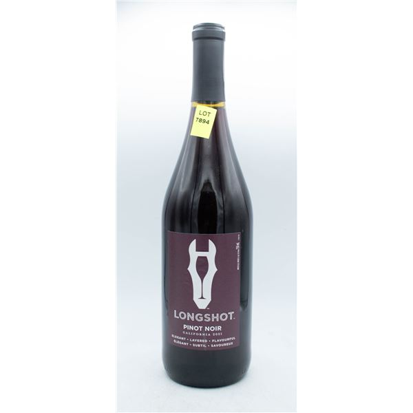 2021 LONGSHOT CALIFORNIA PINOT NOIR 750ML 13.5%