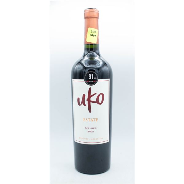 2021 UKO ESTATE MALBEC 750ML 13%