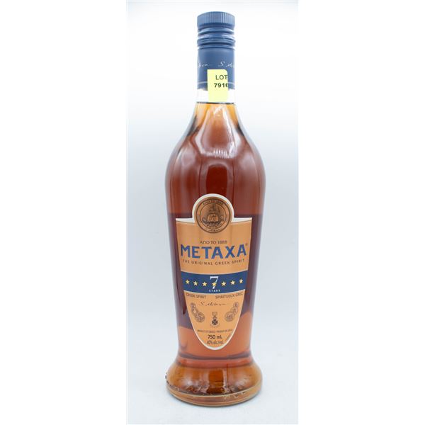 METAXA THE ORIGINAL GREEK SPIRIT 7 STARS 750ML 40%