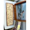 Image 3 : Wooden Plaque Lot with Dog Art and Cabin Life