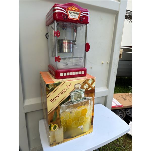 Popcorn Elite Popcorn Maker and Beverage Jar