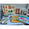 Image 2 : Children’s Desk, Books, and Records Lot
