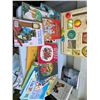 Image 3 : Children’s Desk, Books, and Records Lot
