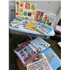 Image 4 : Children’s Desk, Books, and Records Lot