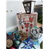 Image 3 : Holiday Decor Lot with Ornaments