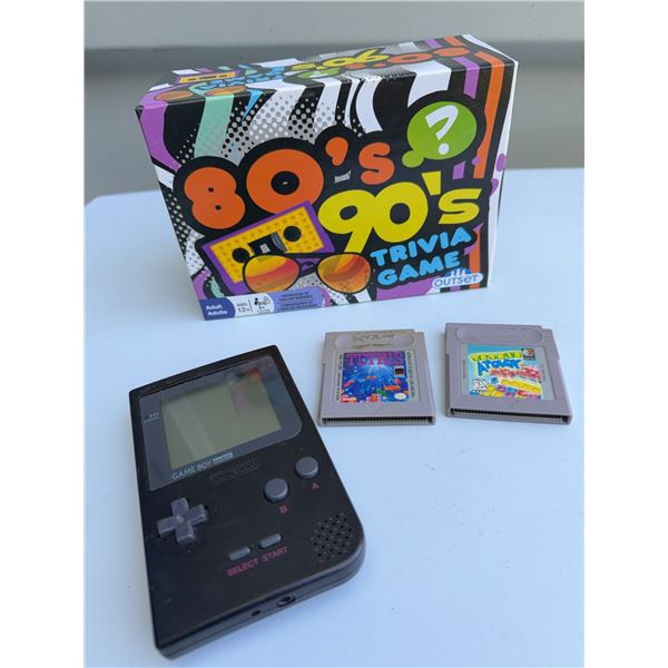 Nintendo Game Boy Pocket With Tetris Games
