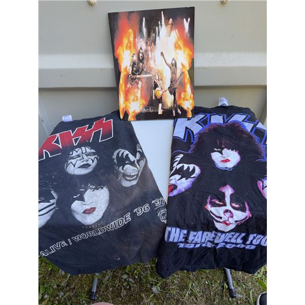 KISS Tour T-Shirts and Farewell Tour Program