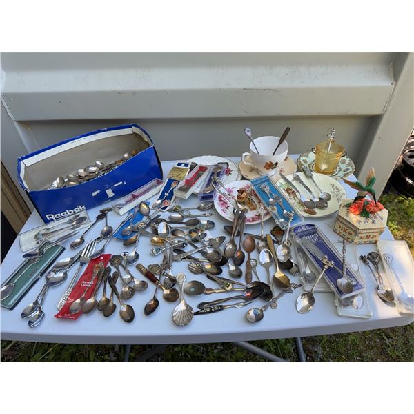 Large Assorted Souvenir Spoon Collection