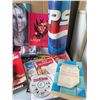 Image 3 : Pop Culture Books, Music, and Pepsi Signs Lot