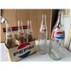 Image 1 : Pepsi-Cola Glass Bottles with Vintage Carrier