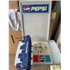 Image 1 : Pepsi-Cola Advertising Lot: Clock, Sign, Crib