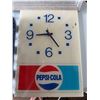 Image 3 : Pepsi-Cola Advertising Lot: Clock, Sign, Crib