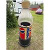 Image 1 : Pepsi Bottle-Shaped Outdoor Trash Bin, 64”