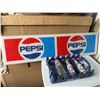 Image 1 : Pepsi Plexiglass Logo Sign and Bottles
