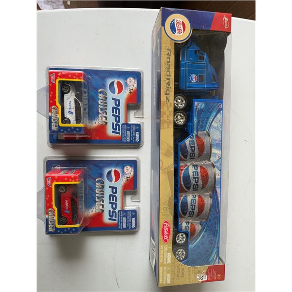 Pepsi Cruiser Cars and RoadRigz Truck Set