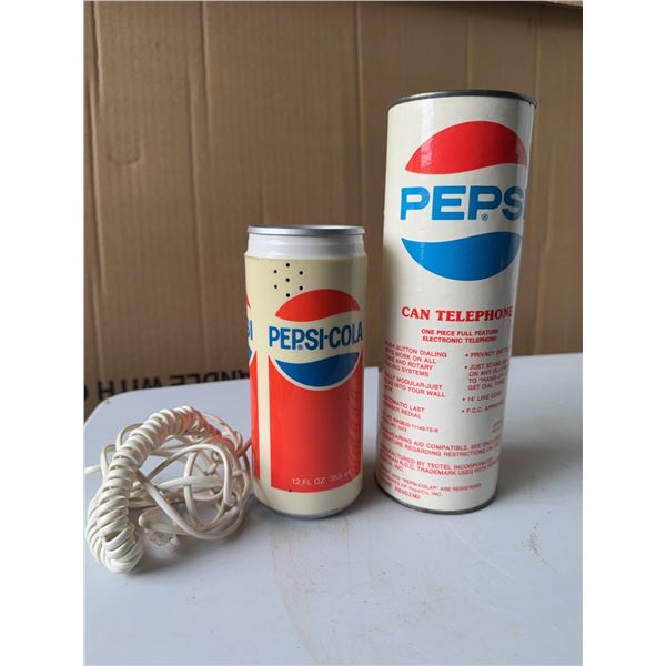 Pepsi-Cola Can Telephone with Original Tube