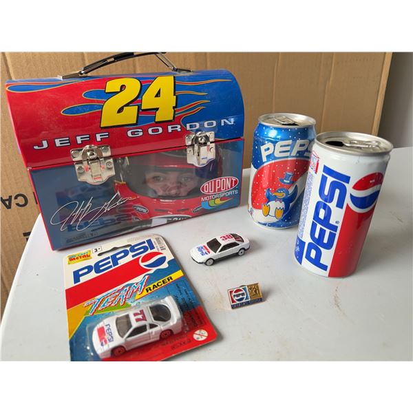 Pepsi Collectible Set with Jeff Gordon Lunch