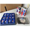 Image 1 : Pepsi Collectibles Lot, Mini Bottles, Cans, &