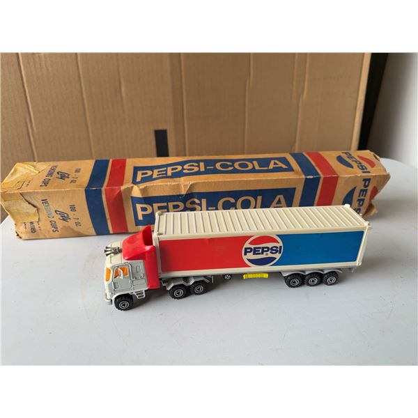 Pepsi-Cola Diecast Truck with Trailer