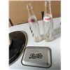 Image 3 : Pepsi-Cola Collectible Tray and Bottles Set