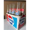 Image 1 : Pepsi-Cola 6-Pack Glass Bottles with Carrier