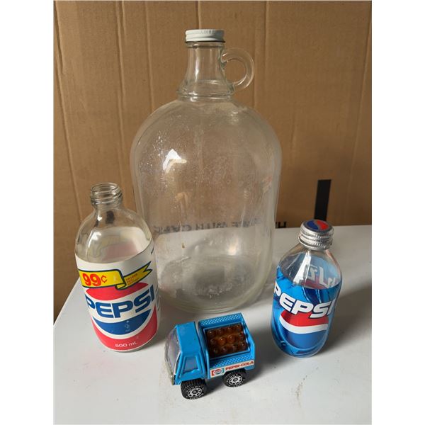Pepsi Collectibles Lot with Toy Truck