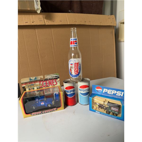 Pepsi Memorabilia Lot With Collectibles