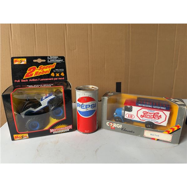 Pepsi Memorabilia Lot with Die-Cast Vehicles