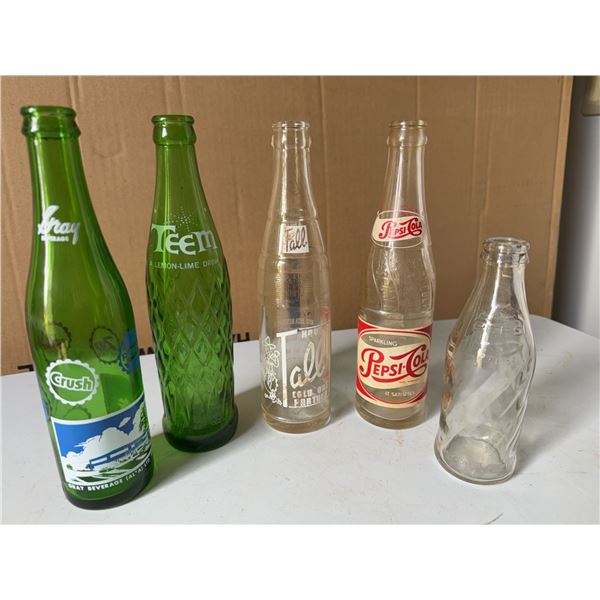 Vintage Soda Bottles Collection