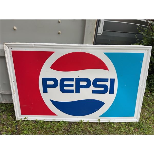 Pepsi Advertising Sign, 59” x 36”