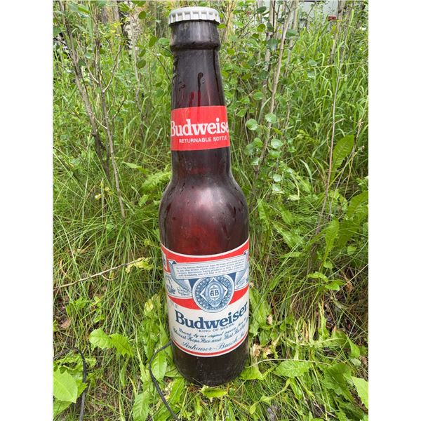 Budweiser Giant Promotional Display Bottle