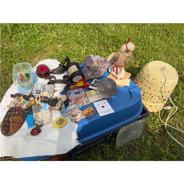 Lot: Decor, Crystal, Amethyst, Collect.