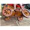 Image 4 : Wooden Model Conestoga Wagon with Red Canopy