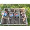 Image 2 : Vintage Pepsi Glass Bottles With Wooden Crate