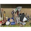 Image 1 : Yard Tools, Buckets, and Planters