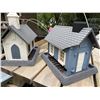 Image 2 : Plastic Birdhouse Lot, Church and Cabin