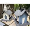 Image 3 : Plastic Birdhouse Lot, Church and Cabin