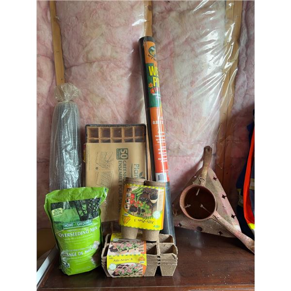 Garden Seed Starter Supplies with Spreader