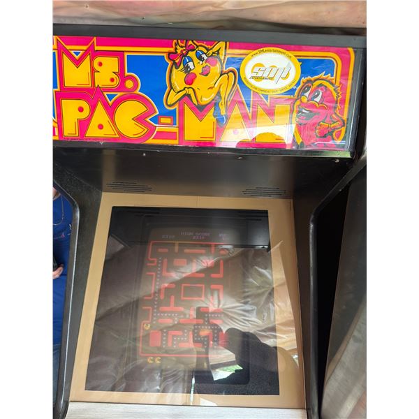 Ms. Pac-Man Arcade Cabinet by Sega, 1980s
