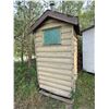 Image 4 : 52" Square Frame 106" Tall Outhouse with Window and Ventilation