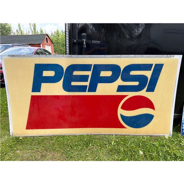 96"x 48" Pepsi Advertising Sign with Logo