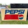Image 1 : 96"x 48" Pepsi Advertising Sign with Logo