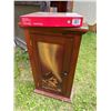 Image 1 : Wooden Cabinet with Glass Door and Puzzle Box