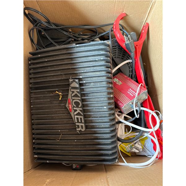 Kicker Amplifier with Electronics and Cables