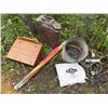 Image 1 : Items Including Jerry Can, Bucket, and PetSafe Equipment