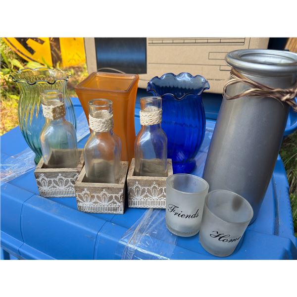 Vases in a Variety of Colors and Shapes