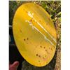Image 2 : Round Yellow Metal Railroad Crossing Sign